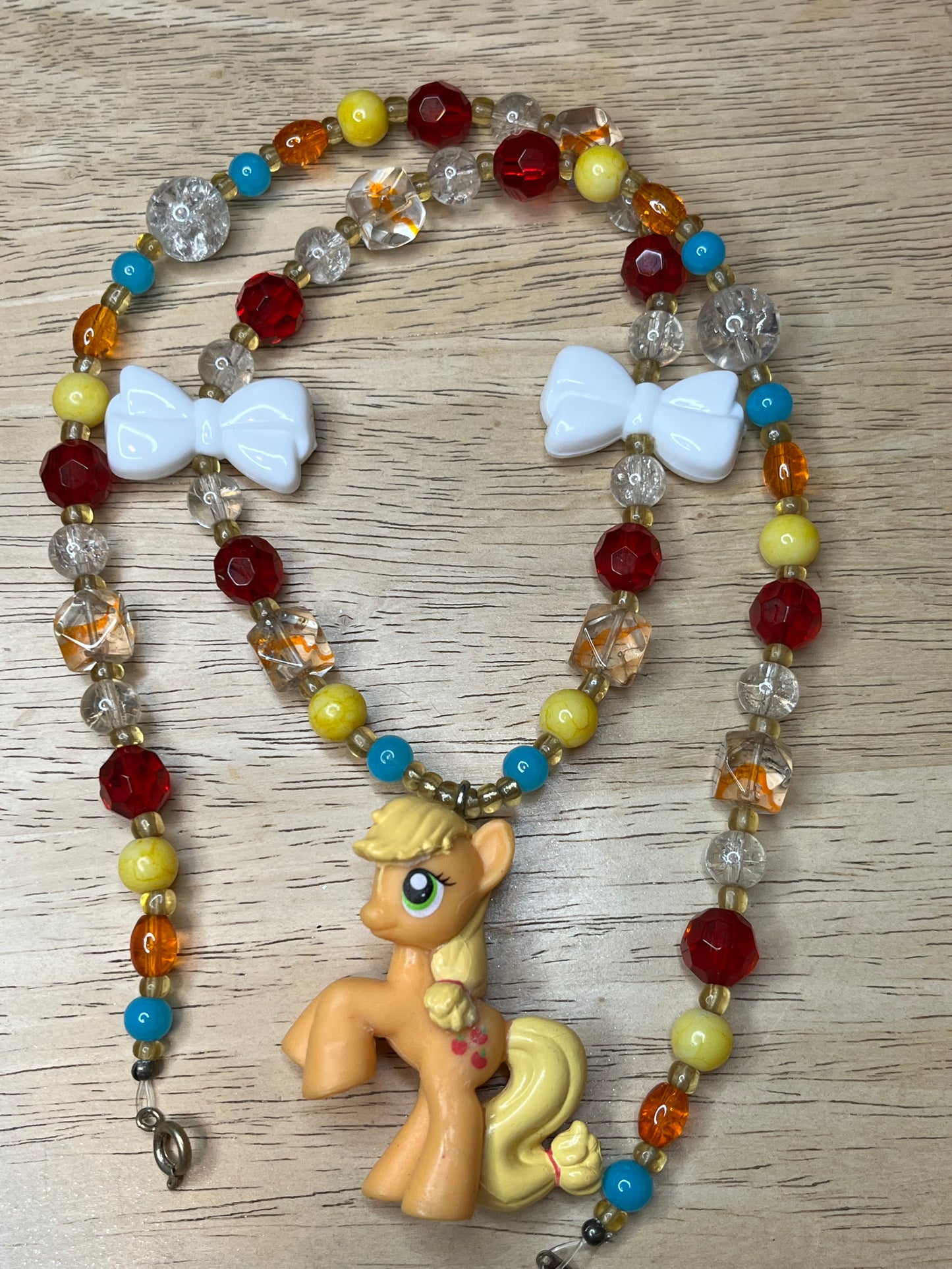 My Little Pony Applejack Beaded Necklace