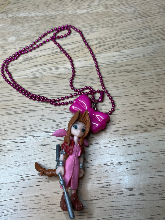 Final Fantasy Aerith Bow Necklace