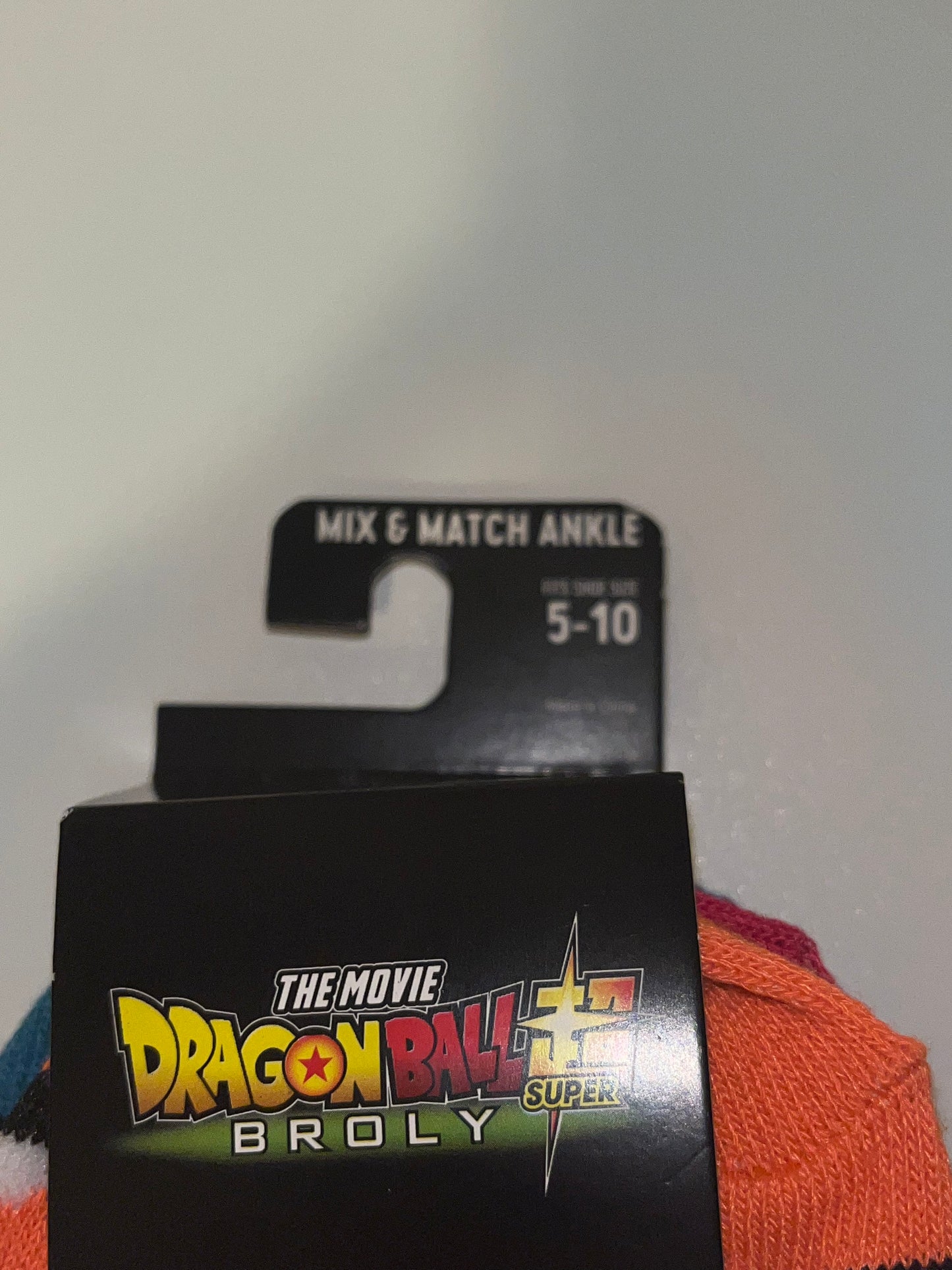 Dragon Ball Super Broly Ankle Socks 5 Pack