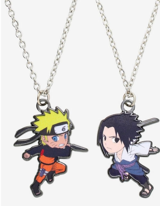 Naruto Friendship Necklaces Naruto and Sasuke