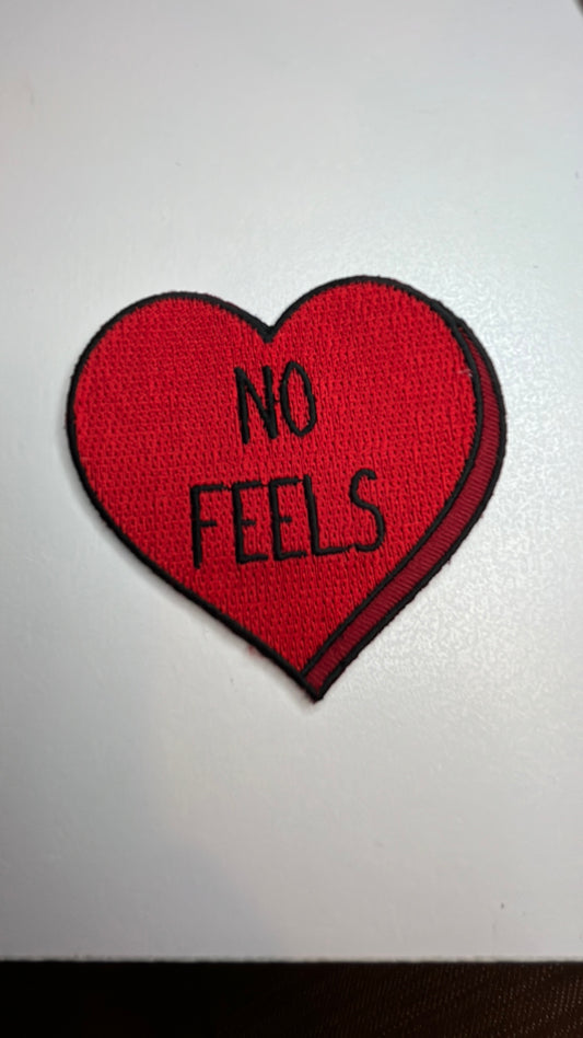 No Feels Heart Patch