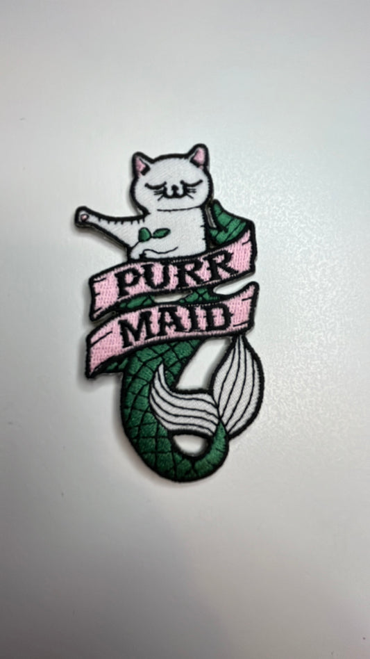 Purrmaid Mermaid Cat Patch