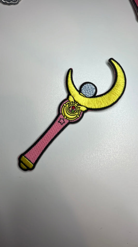 Sailor Moon Patch Crescent Moon Wand