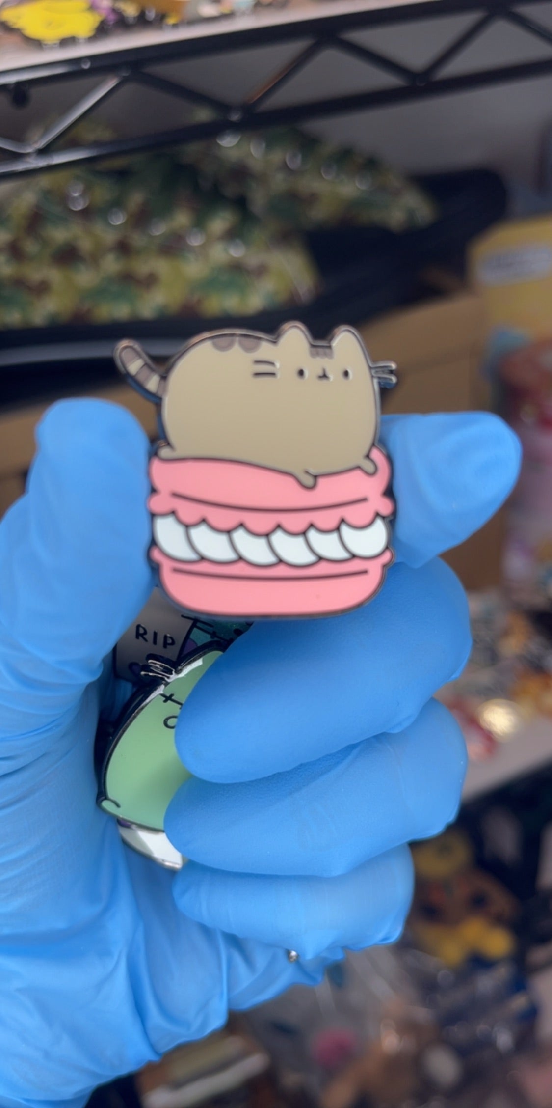 Pusheen Enamel Pin Macaron