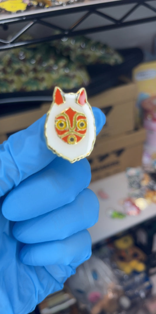 Princess Mononoke Enamel Pin Mask