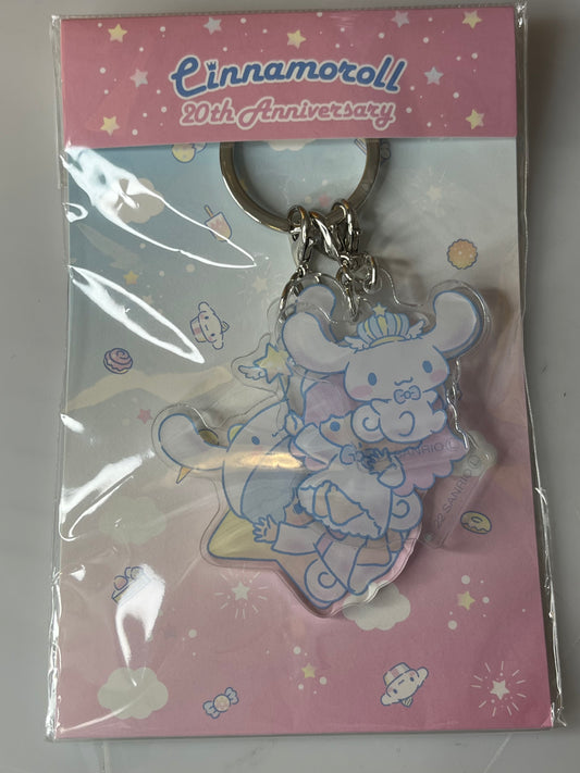 Cinnamoroll 20th Anniversary Acrylic Keychain Little Twin Stars