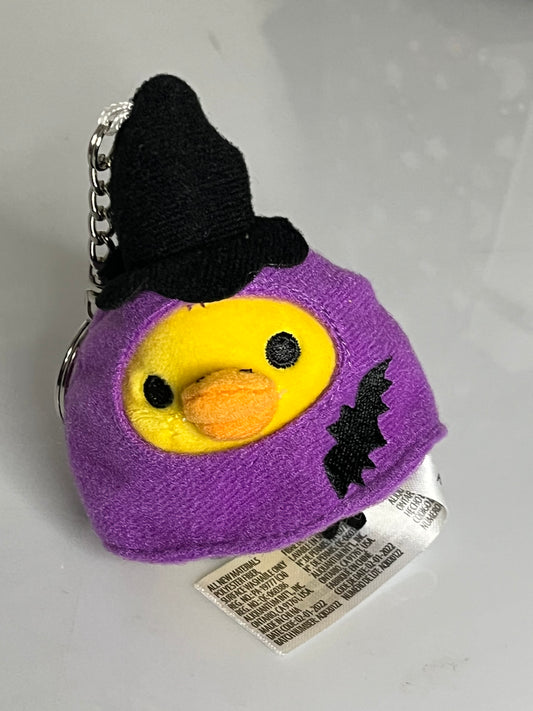 Rilakkuma Plush Mascot Keychain Halloween Kiiroitori