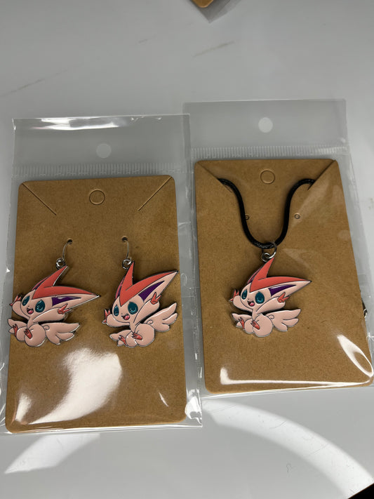 Pokemon Victini Charm Jewelry