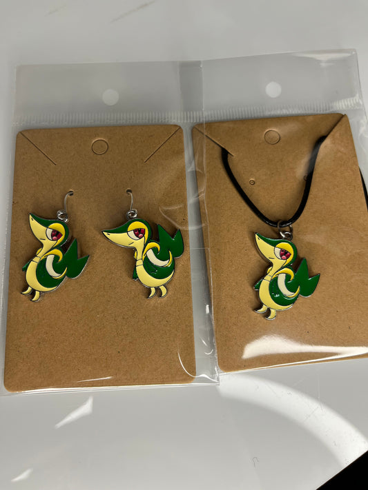 Pokemon Snivy Charm Jewelry