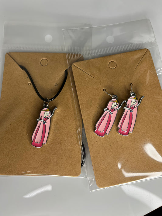 Adventure Time Princess Bubblegum Charm Jewelry