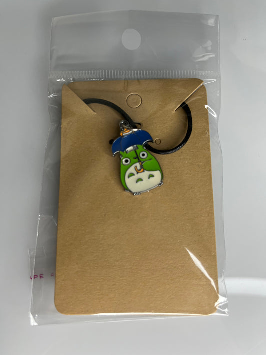 My Neighbor Totoro Small with Umbrella Charm Necklace