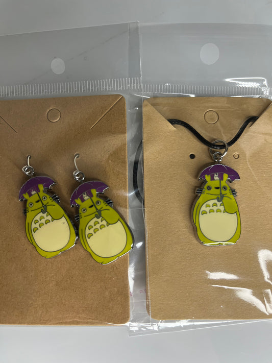 My Neighbor Totoro with Umbrella Charm Jewelry