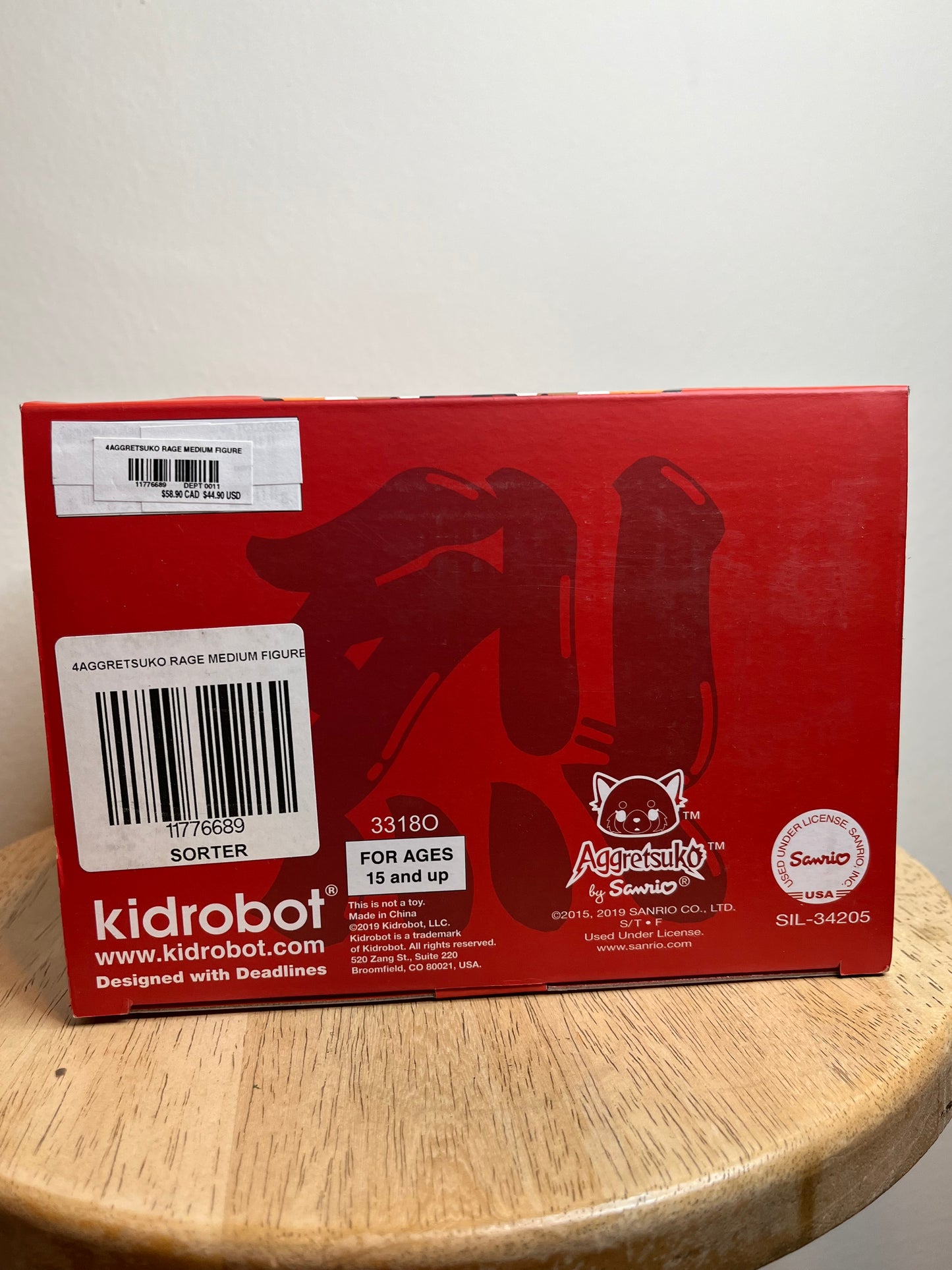 Aggretsuko x Kid Robot Figure