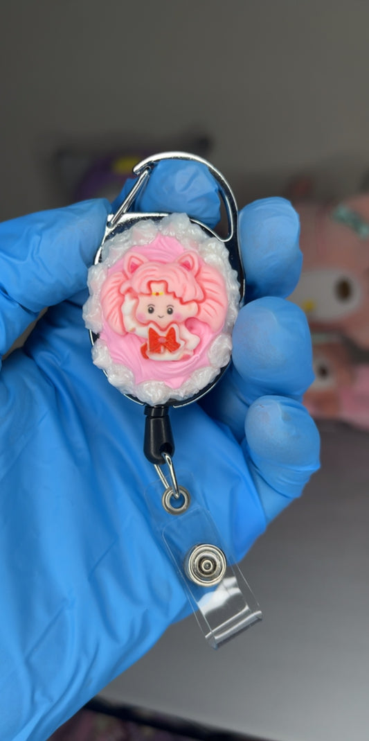 Sailor Moon Chibi Moon Retractable Badge Reel