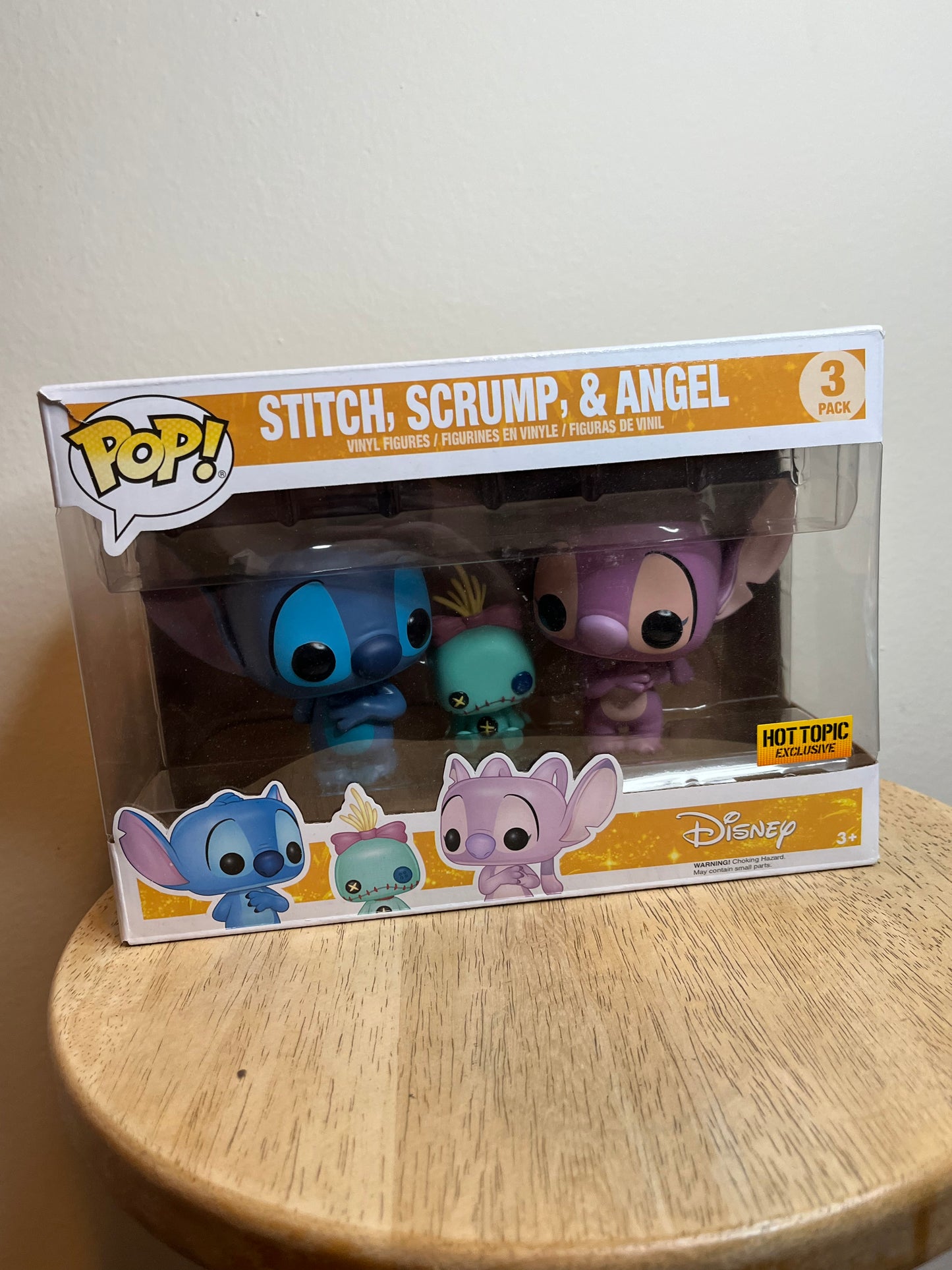 Funko Pop! Stitch, Scrump & Angel 3-pack