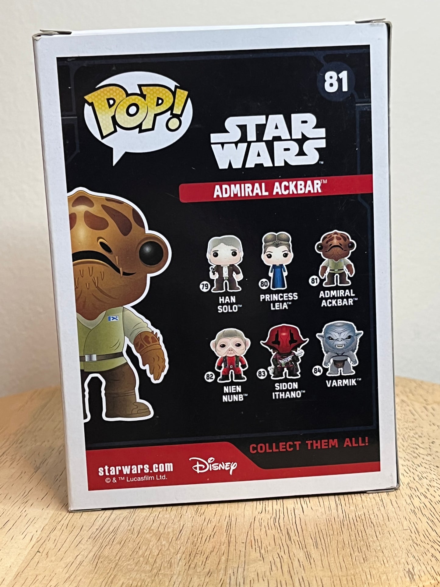 Funko Pop! Admiral Ackbar