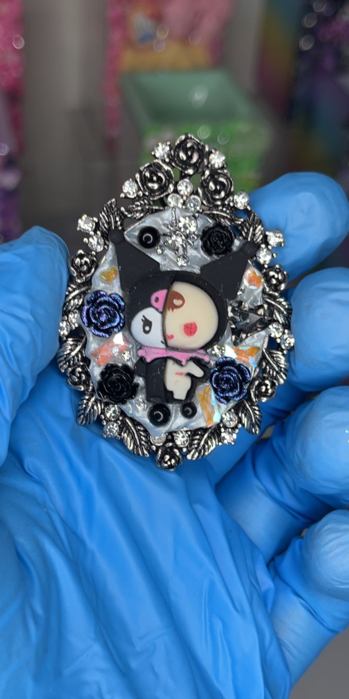 Sanrio Kuromi Brooch Pendant