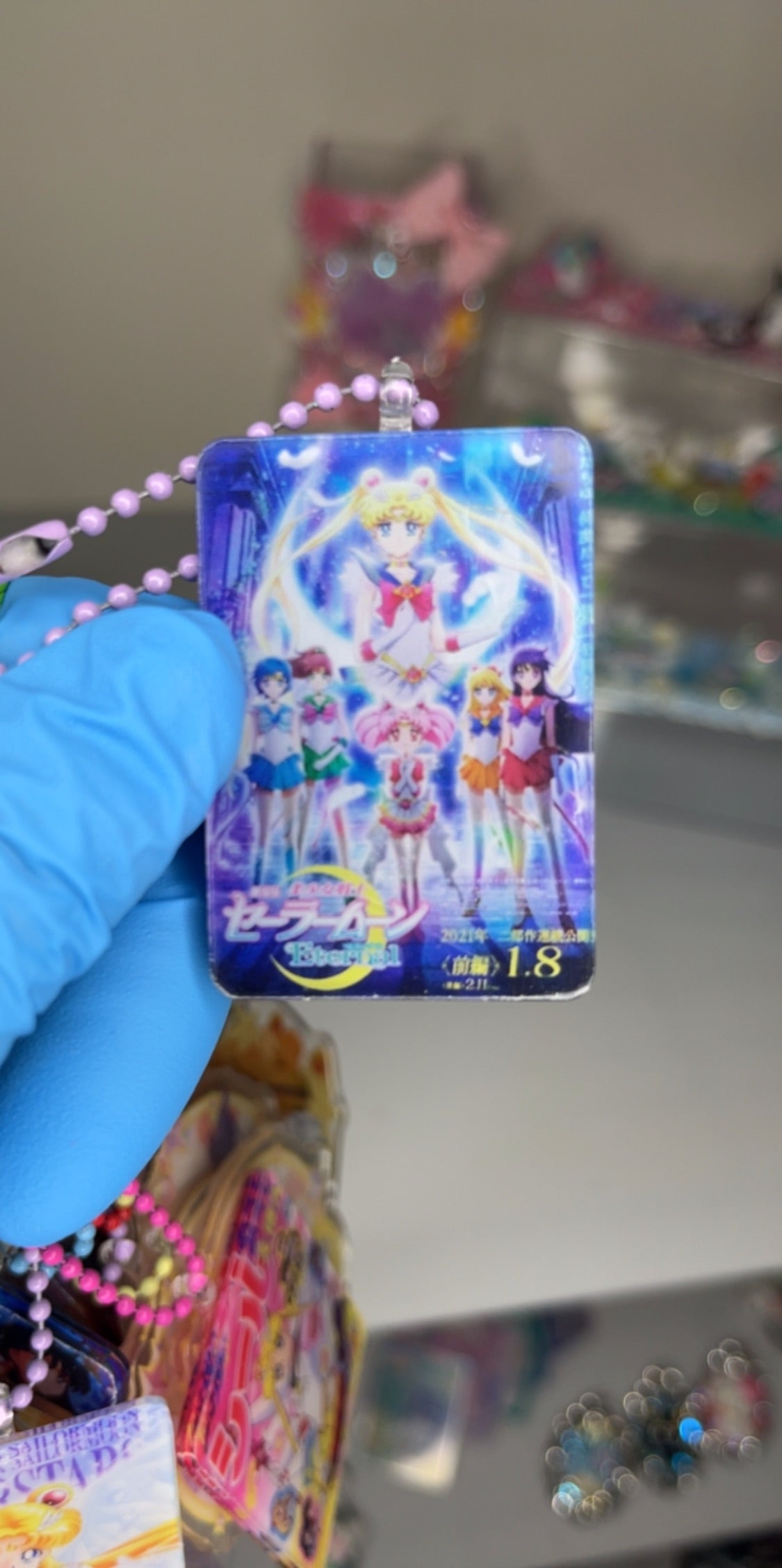 Sailor Moon Scouts Poster State Bag Charm