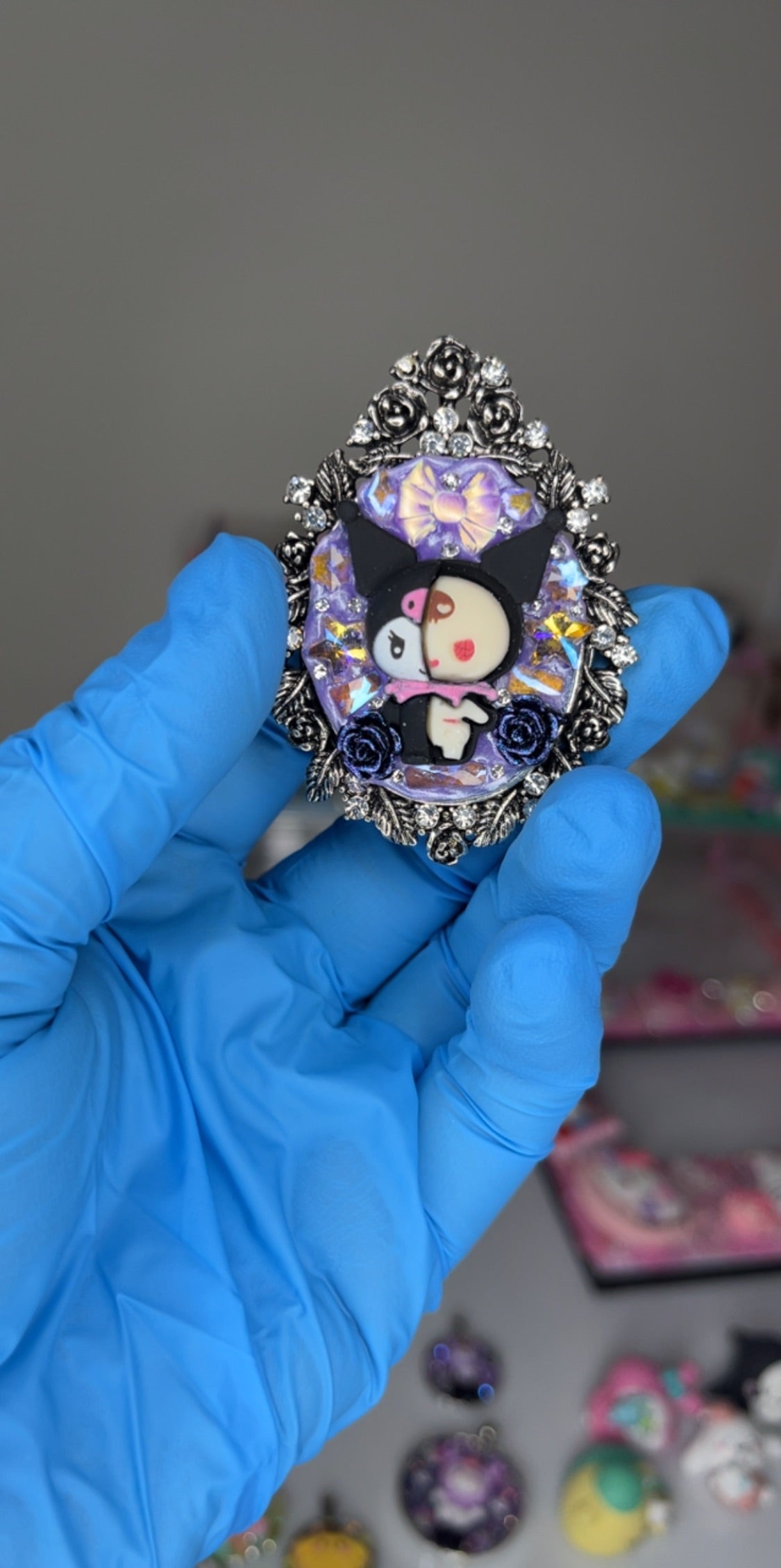 Sanrio Kuromi Brooch Pendant