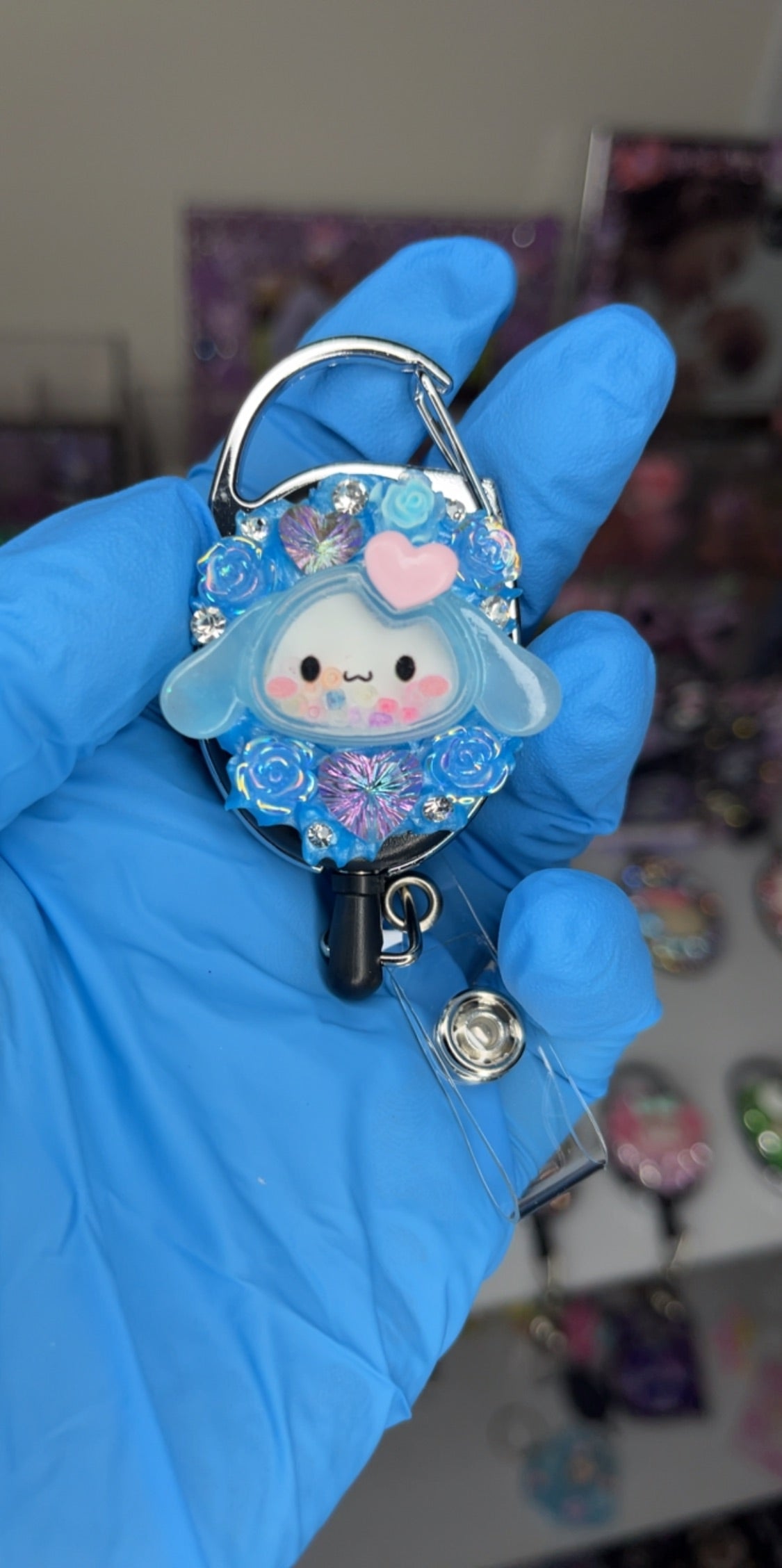 Sanrio Cinnamoroll Badge Reel