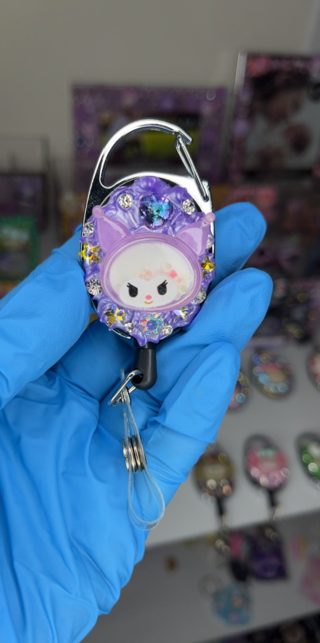 Sanrio Kuromi Badge Reel