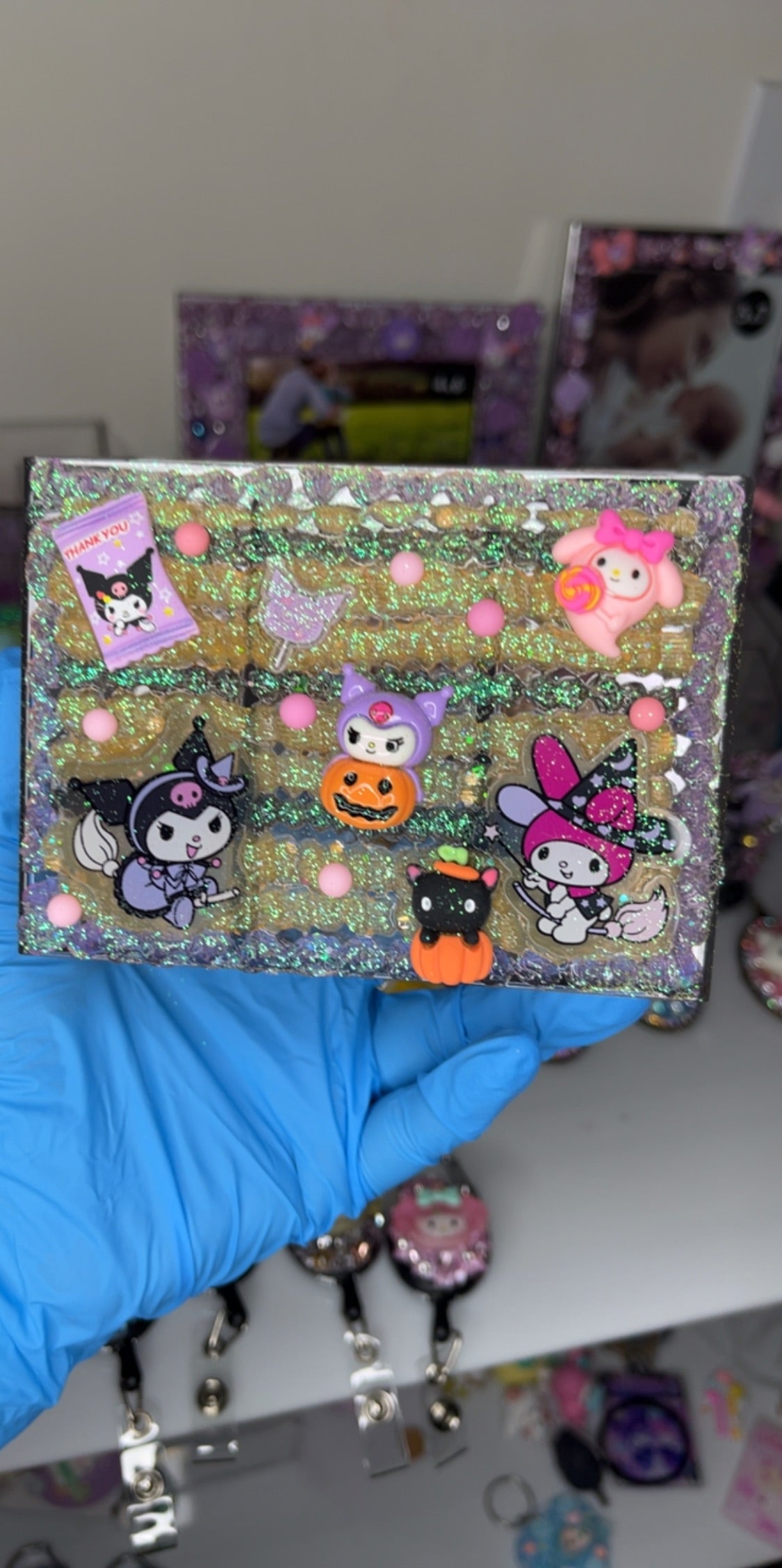 Sanrio My Melody and Kuromi Halloween 3-Section Organizer