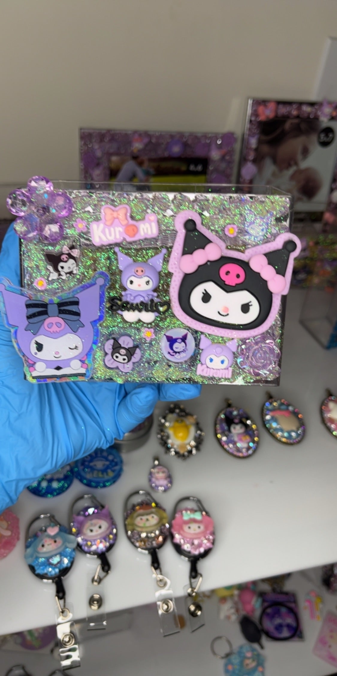 Sanrio Kuromi 3-Section Organizer