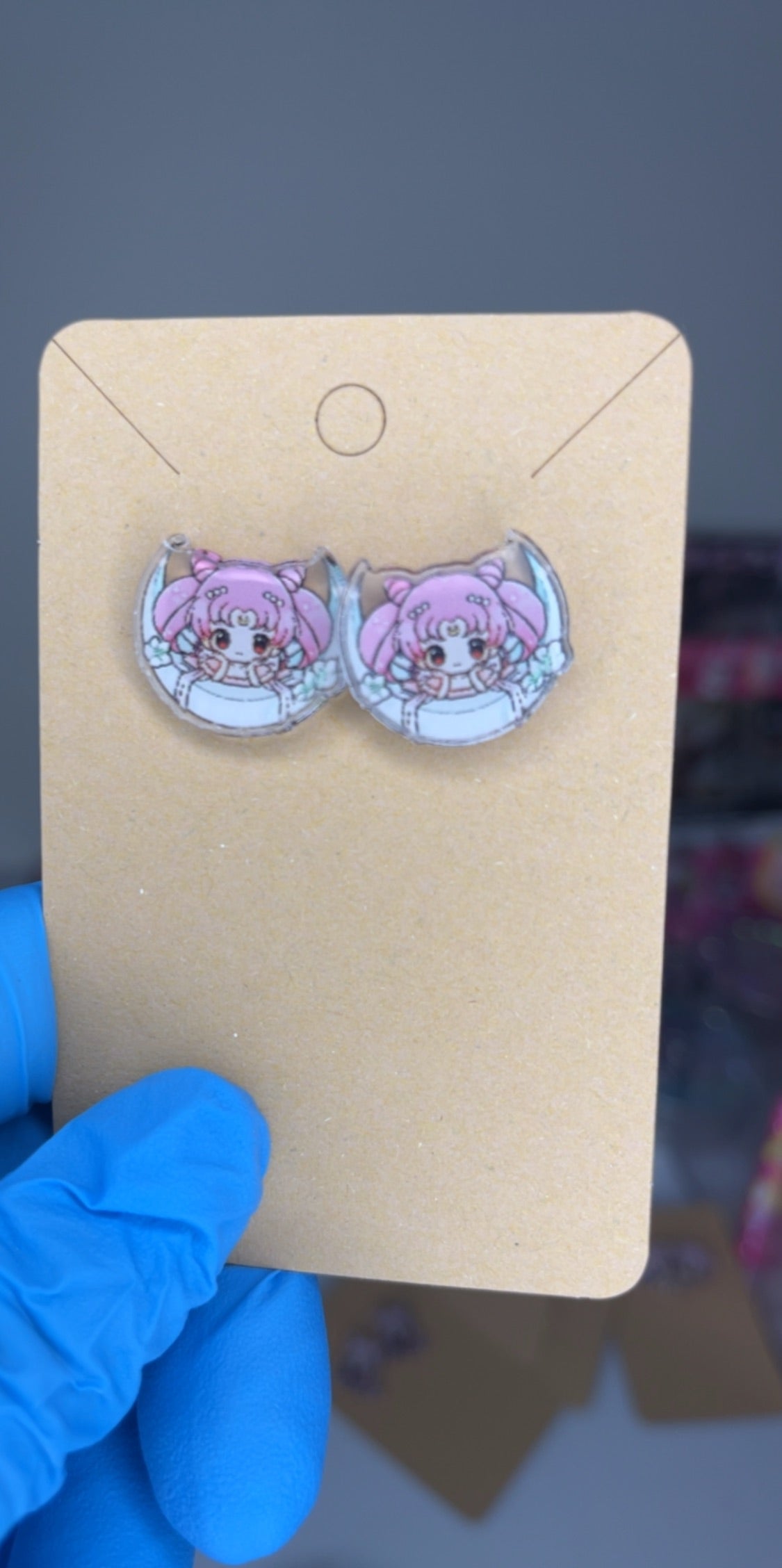 Sailor Moon Chibi Moon Earrings