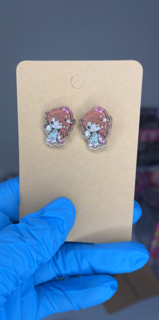 Sailor Moon Sailor Jupiter Earrings