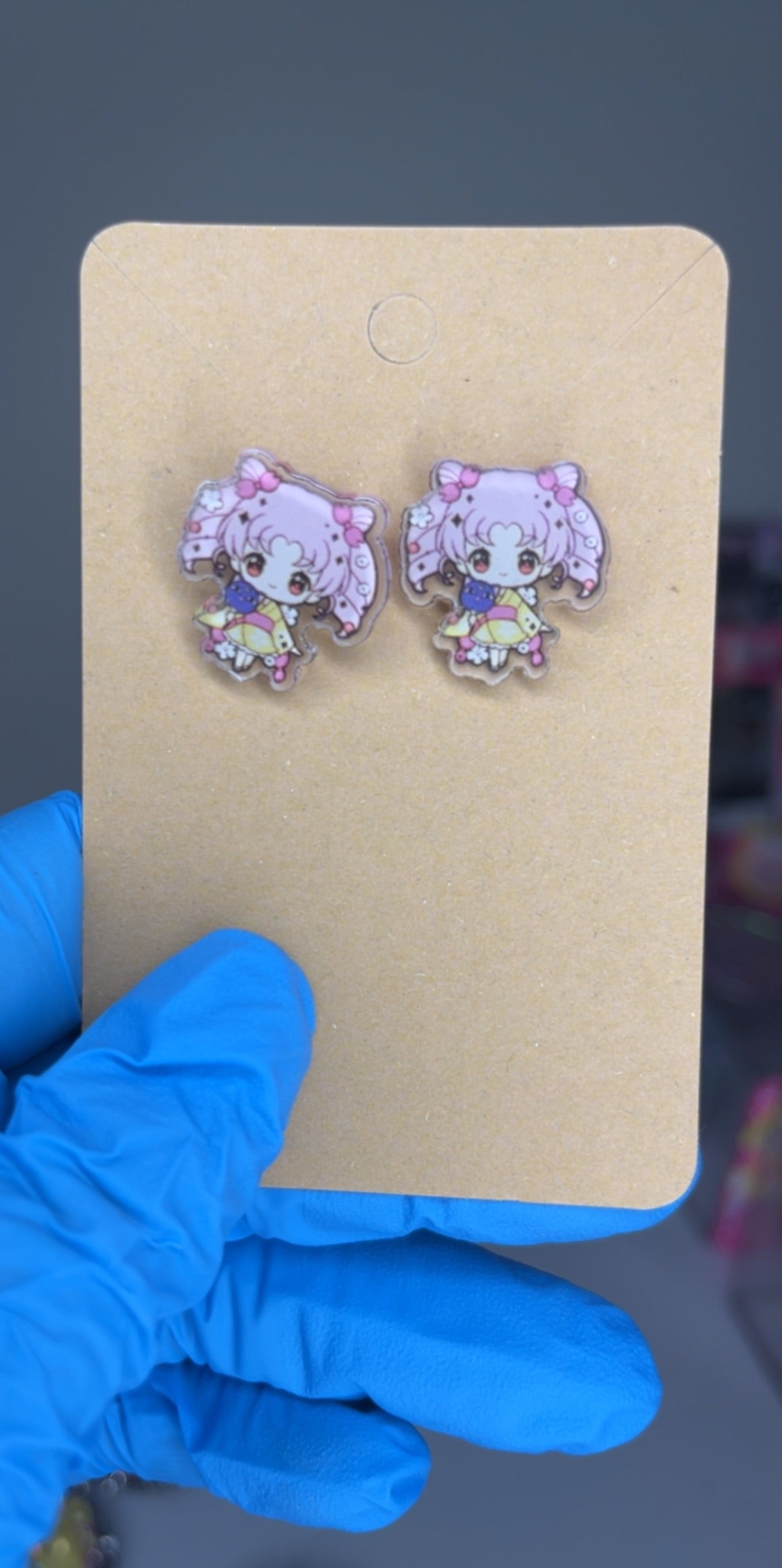 Sailor Moon Chibi Moon Earrings