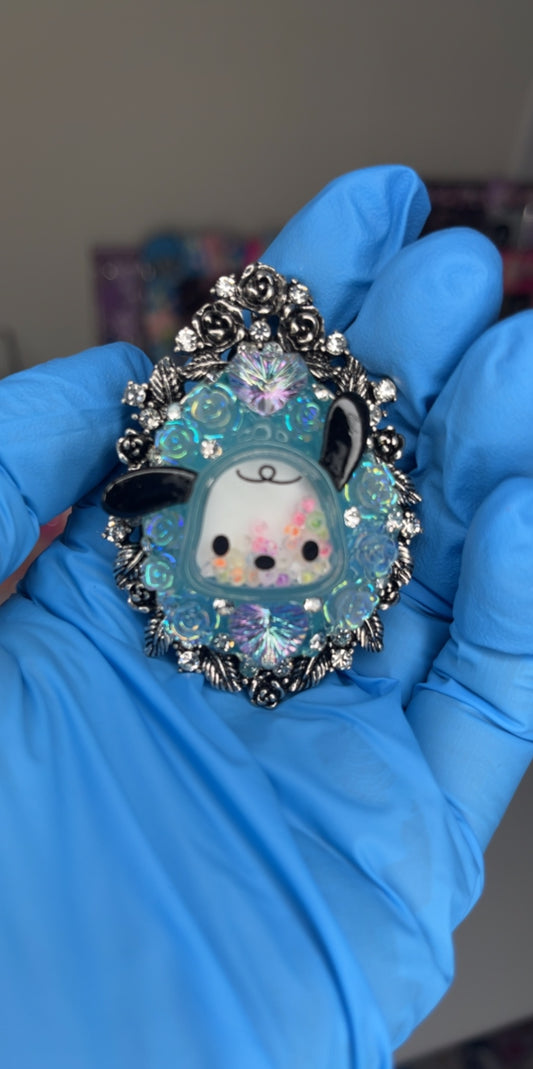 Sanrio Pochacco Brooch Pendant