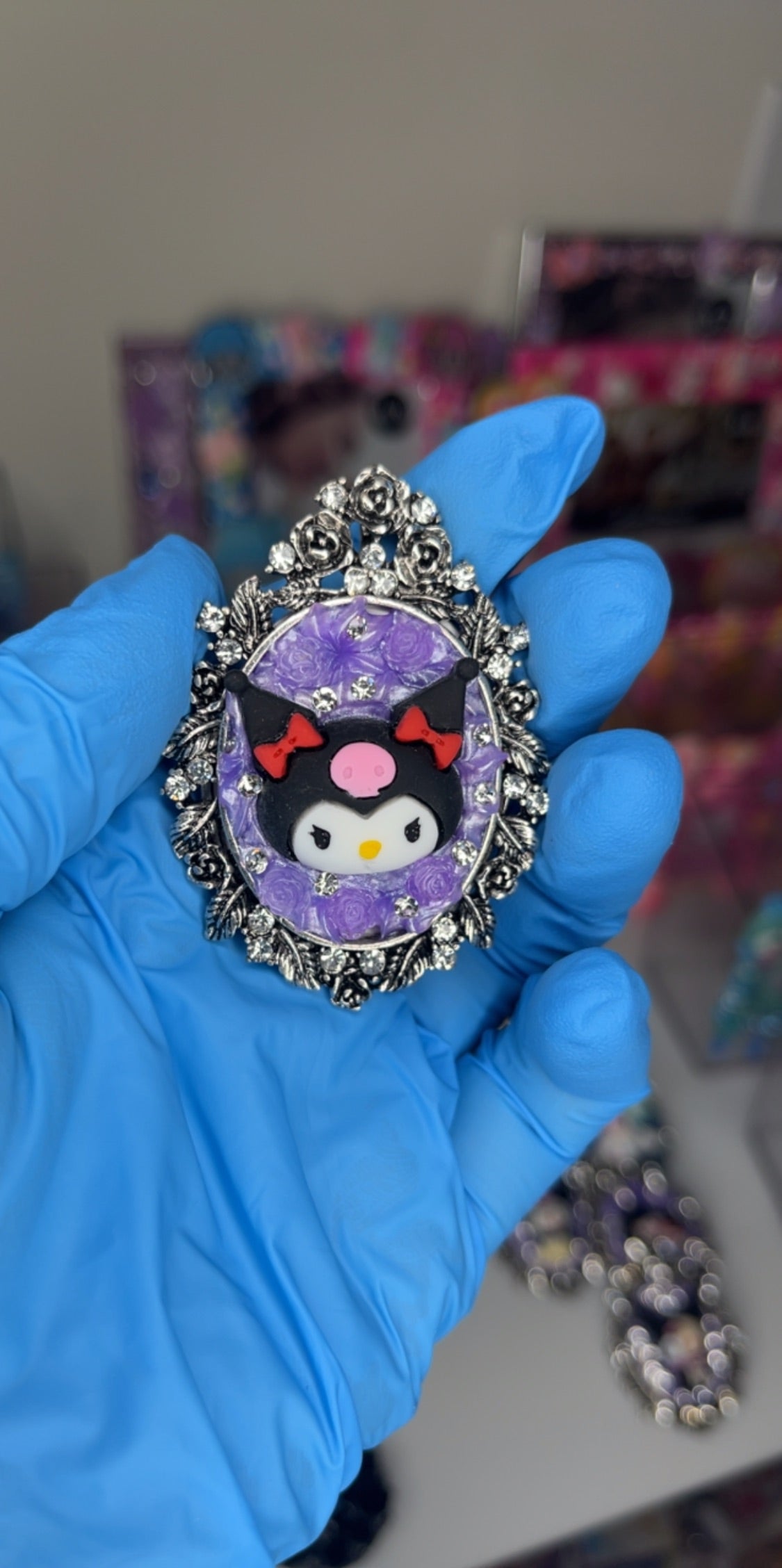 Sanrio Kuromi Brooch Pendant