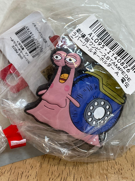 One Piece Snail Keychain