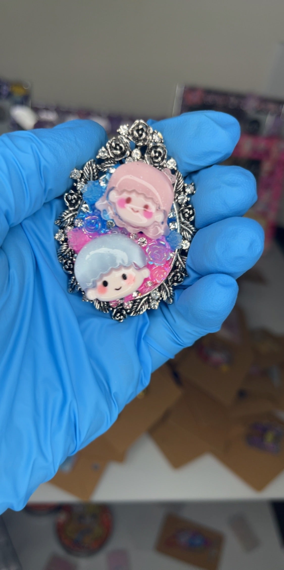 Sanrio Little Twin Stars Brooch Pendant