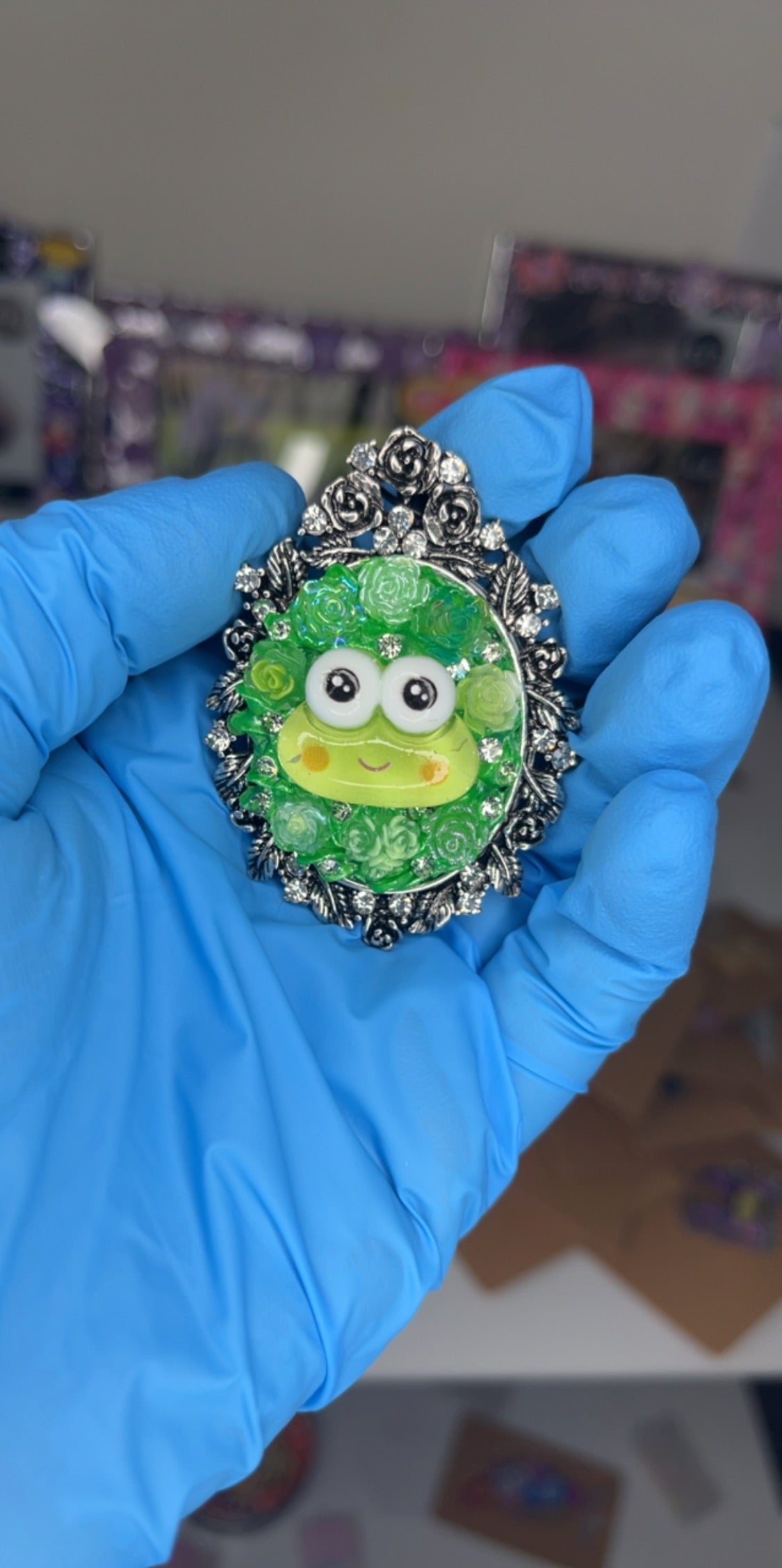 Sanrio Keroppi Brooch Pendant