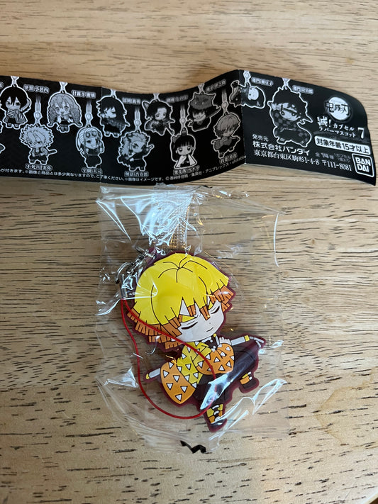 Demon Slayer Zenitsu Mascot Phone Strap